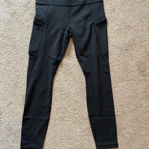 Athleta 7/8 Leggings- Black- Size Medium